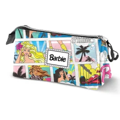 Sale Barbie Multicolor Estuche Portatodo Triple Comic