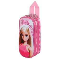 Fashion Barbie Rosa Estuche Portatodo Doble 3D Fashion