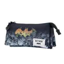 Outlet Batman Negro Estuche Portatodo Triple HS Skulls