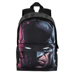 Outlet Batman Negro Mochila Pequeña HS FAN Face