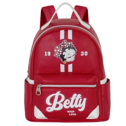 Clearance Betty Boop Burdeos Mochila Heady Varsity