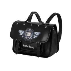 Online Betty Boop Negro Bolso-Mochila Satchel Motor Love