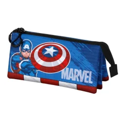 Discount Capitán América Azul Estuche Portatodo Triple Gears