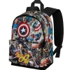 Sale Capitán América Multicolor Mochila Pequeña HS FAN Comic