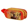 Hot El Rey León Naranja Estuche Portatodo Doble 3D King