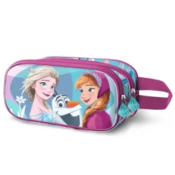 Hot Frozen 2 Azul Estuche Portatodo Doble 3D Family