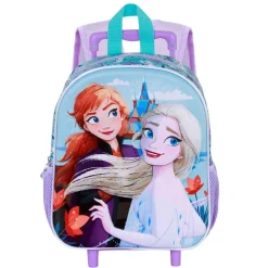 New Frozen 2 Azul Mochila 3D con Ruedas Pequeña Spring