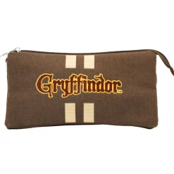 New Harry Potter Marrón Estuche Portatodo Triple HS Potter
