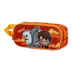 Hot Harry Potter Naranja Estuche Portatodo Doble 3D Buckbeak