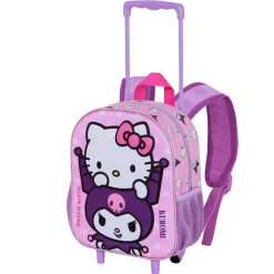 Sale Hello Kitty Rosa Mochila 3D con Ruedas Pequeña Playful