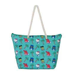 Outlet Hello Kitty Turquesa Bolsa de Playa Soleil Palms