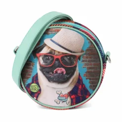 Online Krazymals Marrón Bolso Redondo Pug
