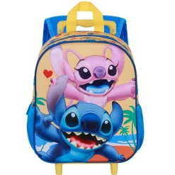 Sale Lilo y Stitch Azul Mochila 3D con Ruedas Pequeña Ocean