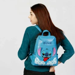 Clearance Lilo y Stitch Azul Mochila Shield Tongue