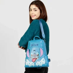 Clearance Lilo y Stitch Azul Mochila Shield Tongue