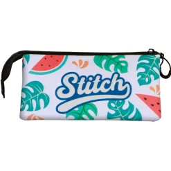 Hot Lilo y Stitch Multicolor Estuche Portatodo Triple Frog