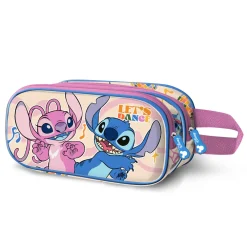 Online Lilo y Stitch Rosa Estuche Portatodo Doble 3D Dance