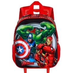 Hot Los Vengadores Multicolor Mochila 3D con Ruedas Pequeña Almighty
