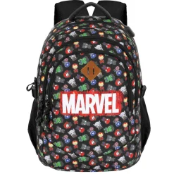 Hot Los Vengadores Negro Mochila Running PLUS Chibi