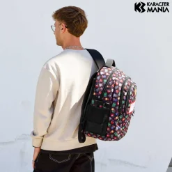 Hot Los Vengadores Negro Mochila Running PLUS Chibi
