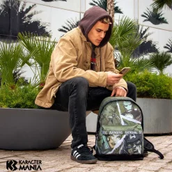 New Los Vengadores Verde Militar Mochila HS FAN Shout