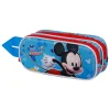 New Mickey Mouse Azul Estuche Portatodo Doble 3D House