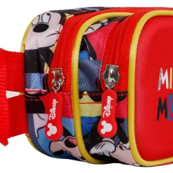 Clearance Mickey Mouse Azul Estuche Portatodo Doble 3D Joyful