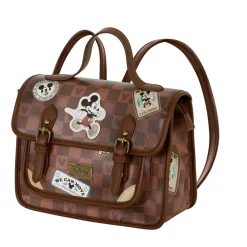 Discount Mickey Mouse Marrón Bolso-Mochila Satchel Journey