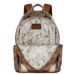New Mickey Mouse Marrón Mochila Heady Journey