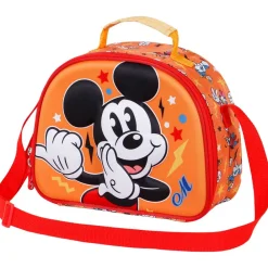 Fashion Mickey Mouse Naranja Bolsa Portamerienda 3D Whisper