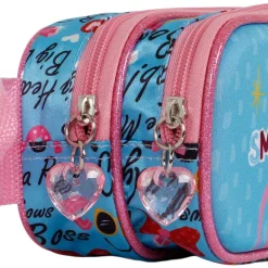 New Minnie Mouse Azul Estuche Portatodo Doble 3D Big Smile
