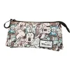 Outlet Minnie Mouse Gris Estuche Portatodo Triple Drawing