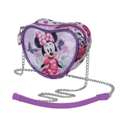 Outlet Minnie Mouse Lila Bolso Corazón Mini Butterflies