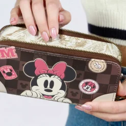 Discount Minnie Mouse Marrón Billetero Essential Journey