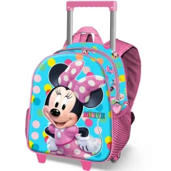 Hot Minnie Mouse Multicolor Mochila 3D con Ruedas Pequeña Fancy