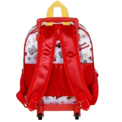 New Minnie Mouse Multicolor Mochila 3D con Ruedas Pequeña Flowered