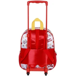 New Minnie Mouse Multicolor Mochila 3D con Ruedas Pequeña Flowered