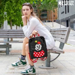 Clearance Minnie Mouse Multicolor Mochila Shield Face