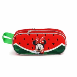 Online Minnie Mouse Rojo Estuche Portatodo Doble 3D Watermelon