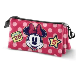 Sale Minnie Mouse Rosa Estuche Portatodo Triple Class