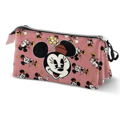 Best Minnie Mouse Rosa Estuche Portatodo Triple Aqua