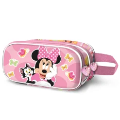 Clearance Minnie Mouse Rosa Estuche Portatodo Doble 3D Kitten