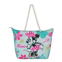 Outlet Minnie Mouse Verde Bolsa de Playa Soleil Tropic