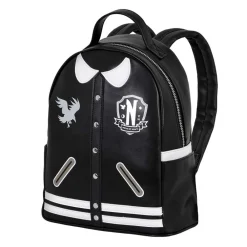 Clearance Miércoles Negro Mochila Casual Varsity Casual