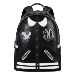 Clearance Miércoles Negro Mochila Casual Varsity Casual