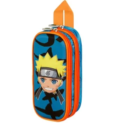 Best Naruto Azul Estuche Portatodo Doble 3D Happy