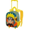 Hot Naruto Multicolor Mochila 3D con Ruedas Pequeña Peace
