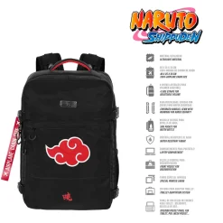 New Naruto Negro Mochila Mercury Cabin Clouds