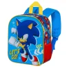 Fashion Sonic Multicolor Mochila 3D Elite Go
