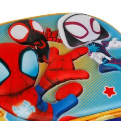 Best Spiderman Azul Bolsa Portamerienda 3D Three